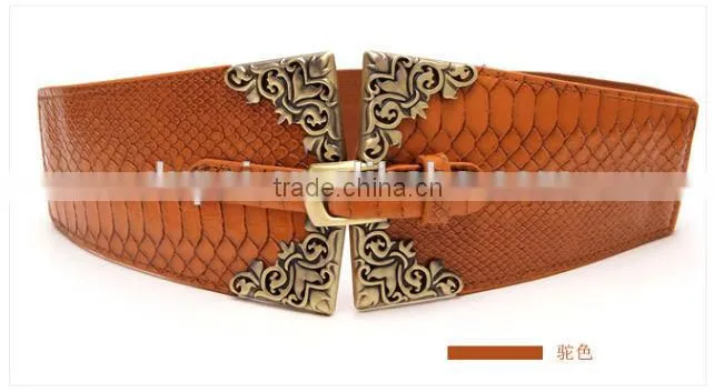 wholesale leather belt Best fashion metal belt PU leather belt