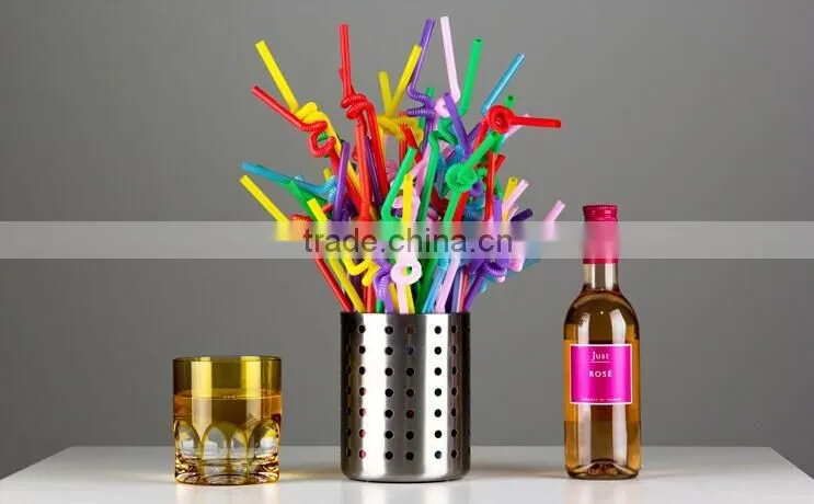 colorful art flexional Straw