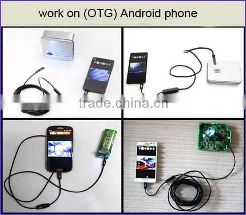 5.5mm portable mini camera diameter Cable length 3m Waterproof endoscope