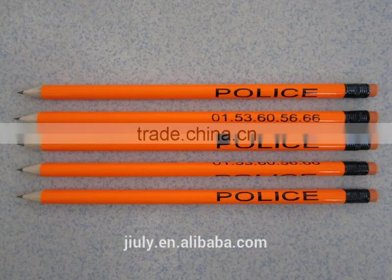 round shape black wood with diamond HB pencil