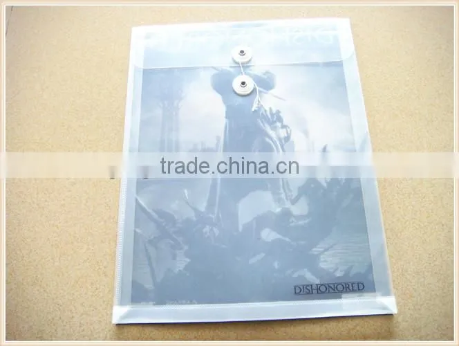 2014 Newest Design Plastic Document File Bag