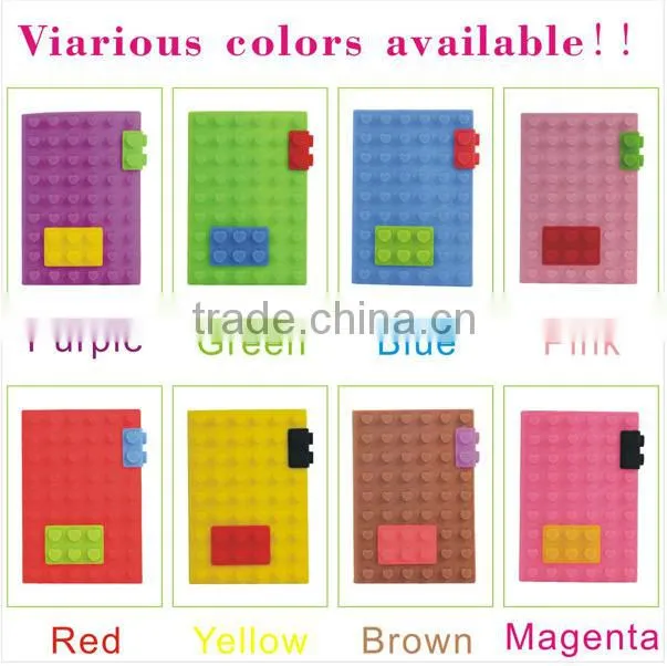 Reative Notebook Candy Color Dairy Book Dot 3D Silicone Cover Notepad