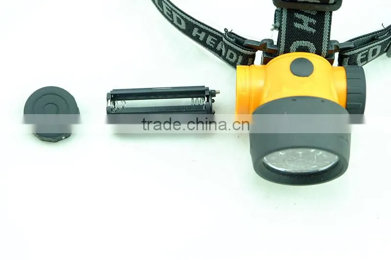 Super bright waterproof outdoor camping 3*AAA battery HeadLamp 21 Led Headlight