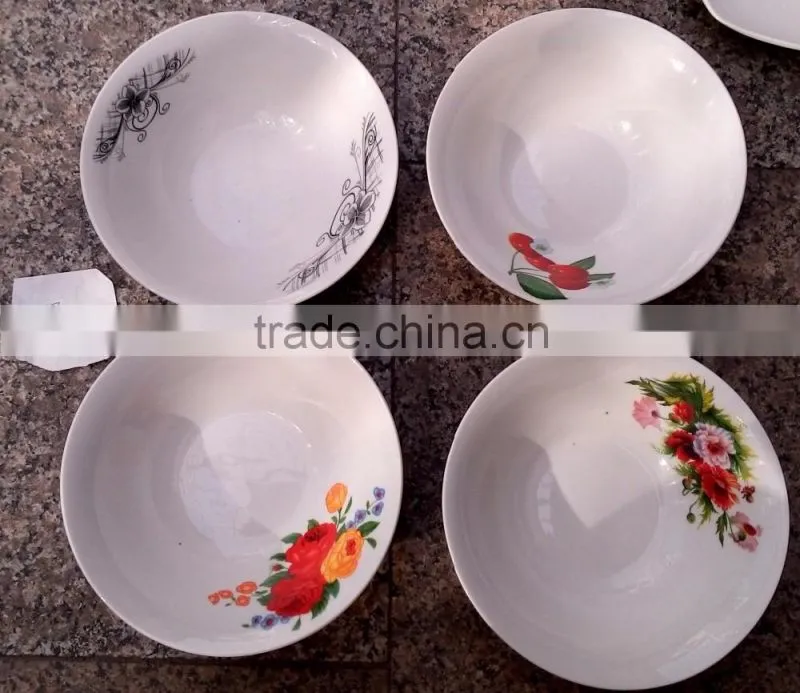 PORCELAIN PLATE AND BOWL