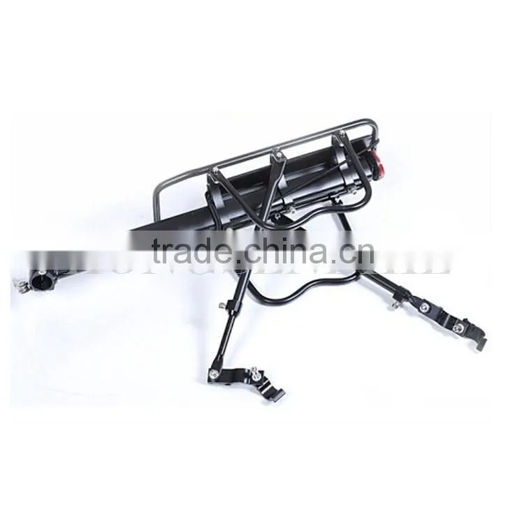 Aluminum Bike Cycling Rear Carrier Cargo Rack Seat Post Quick Release Mountain Bike