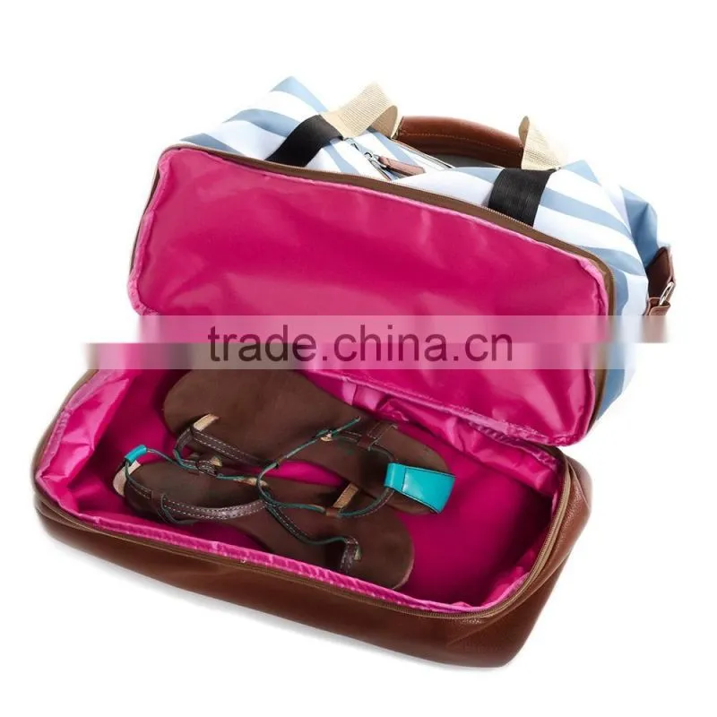 Customized Leather Yoga Bag yoga mat carrierTote Bag for Weekend (YX-Z112)