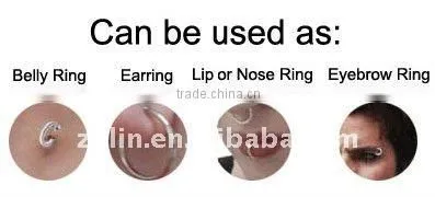 Gold Plated Non Piercing Nipple Clip Body Jewelry