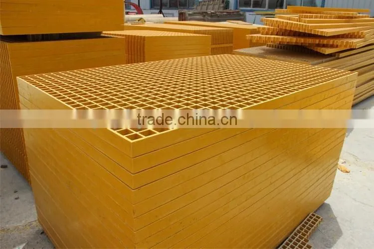 China supplier Molded fiberglass grating frp, sewage grating, floor trap grating