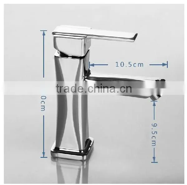 Diamond shape basin mixer, fitting basin mixer tap, most popular faucet mixer
