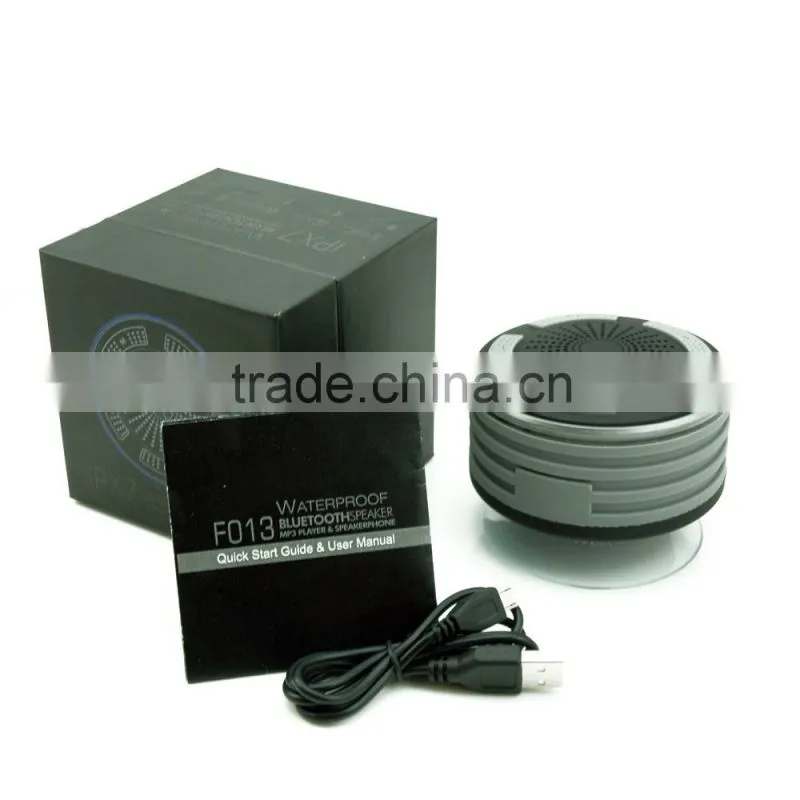My speaker F013 white sky blue 5W powerful waterproof IP67 bluetooth speaker