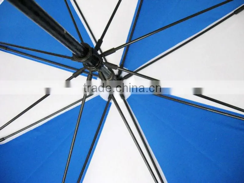 Rainbow golf umbrella with double canopies