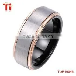 new wedding ring yibi blue emerald stone wooden inlay latest gold finger ring designs mens tungsten carbide pary jewelry bands