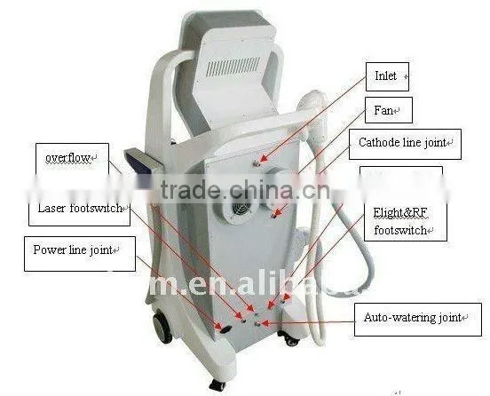 Newest hair removal ipl rf equipment e-light laser for tattoo removal,skin rejuvenation