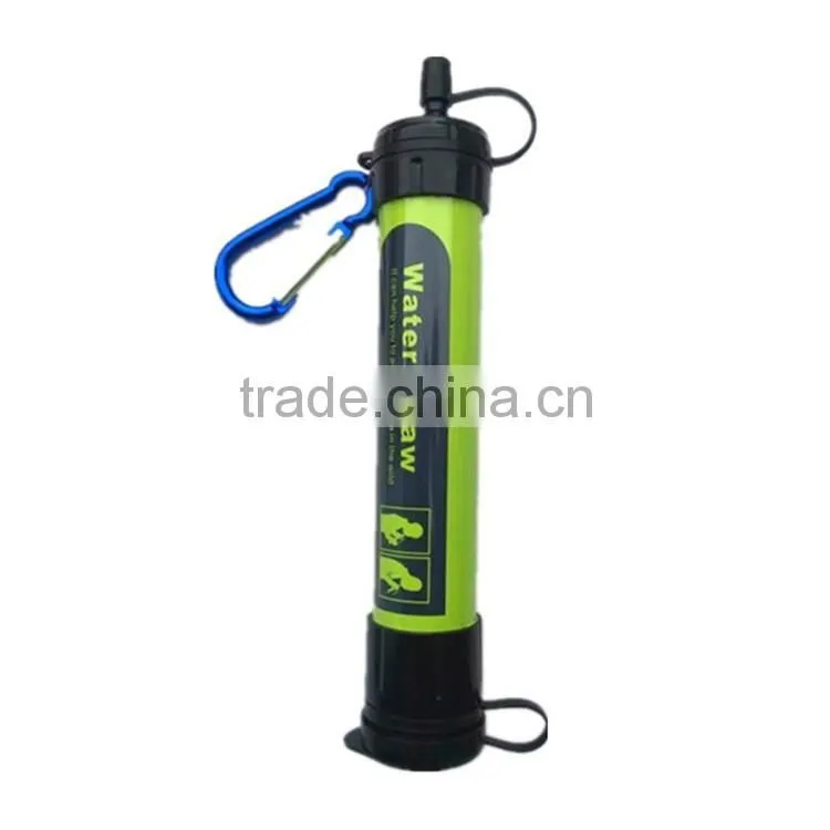 Personal mini water purifier filter for outdoor activities