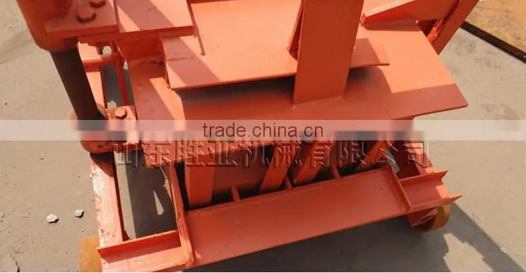 QMR2-45 Manual Compressed Earth Block Machine Small Manual Cement Interlock Brick Machine/ Manual Fly Ash Brick