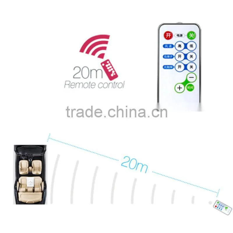 HEPA/Ultraviolet/Negative Ions Air Purifier for Car