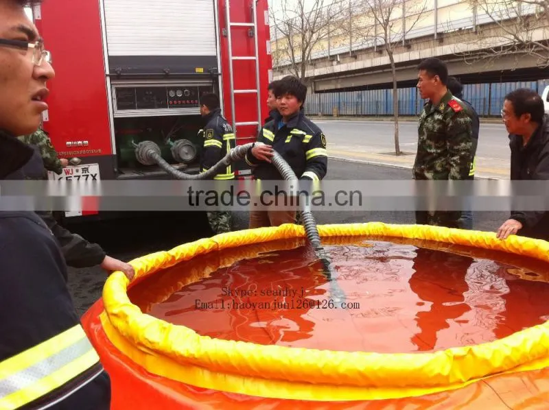 Foldable soft pvc plastic rainwater tanker