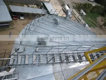 300ton pellets silo for PVC storage