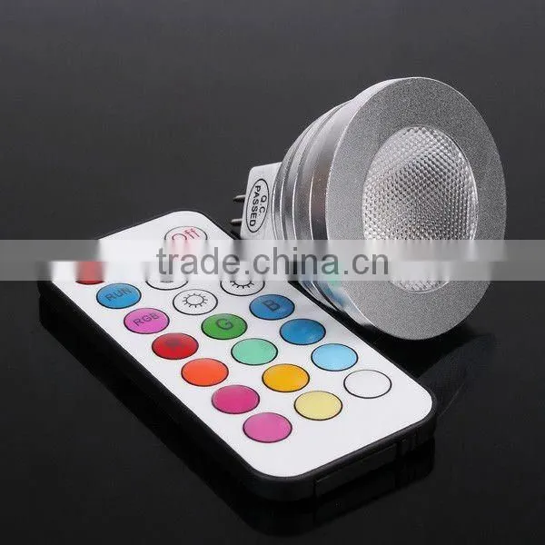 4W MR16 LED RGB Light Color Change Bulb Lamp + Remote Control 2 Million Colors