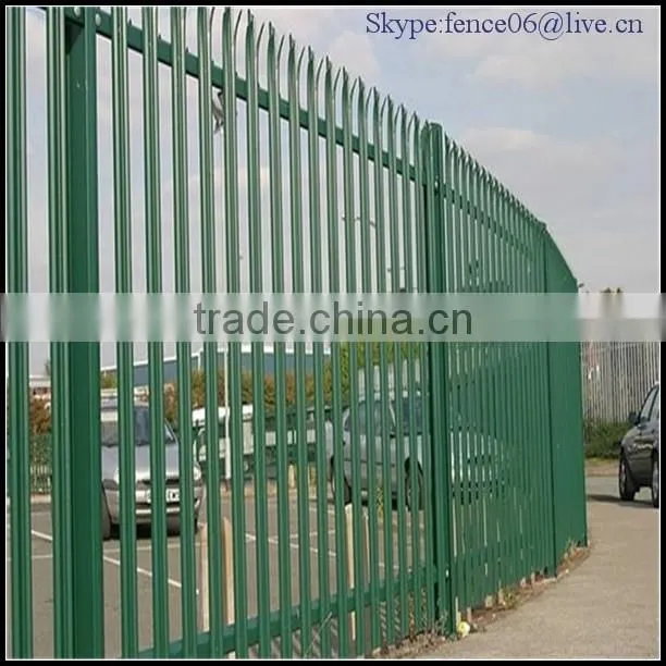 Palisade Fencing/Colourful W and D section pale Palisade Fence