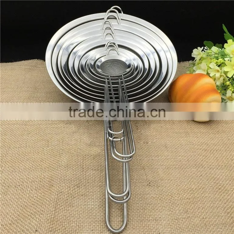 stainless steel wire mesh kitchen cooking deep frying basket chicken frying basket fried basket