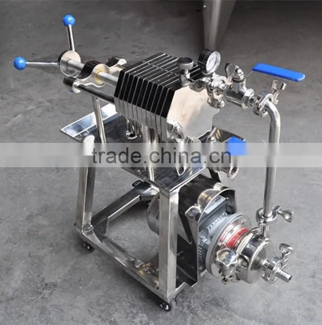 best popular sanitary stainless steel plate and frame filter press