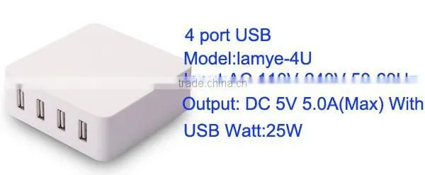 multi smart universal wall socket with 4 usb port