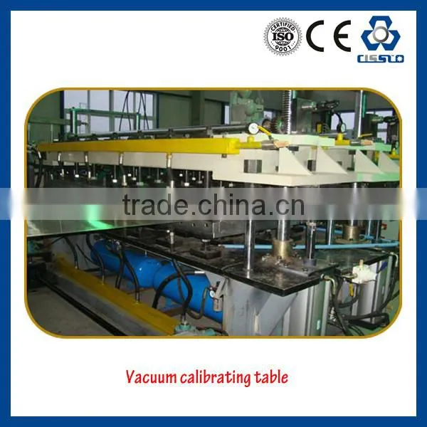 PC HOLLOW WAVING ROOF SHEET MAKING MACHINERY, POLYCARBONATE ROOF SHEET EXTRUDER LINE