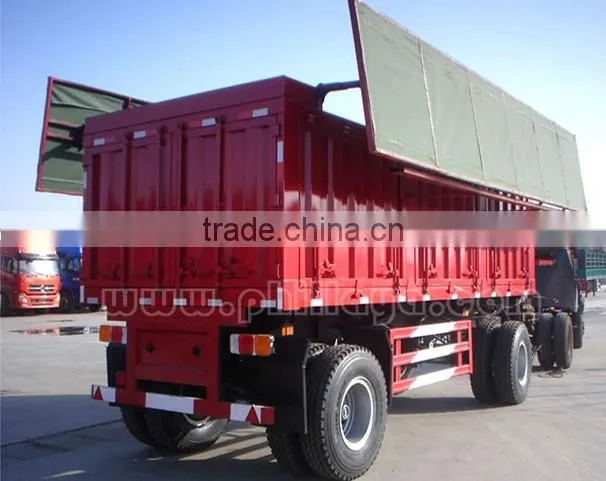 15ton 20ton side tipping full trailer side dump full trailer