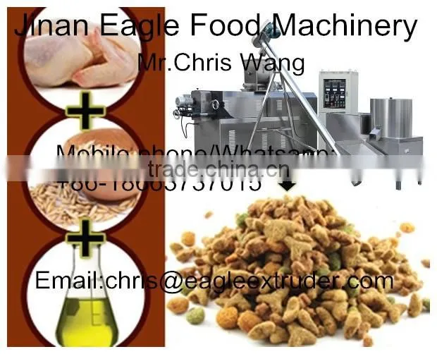 animal feed extruder machine for pet and fish