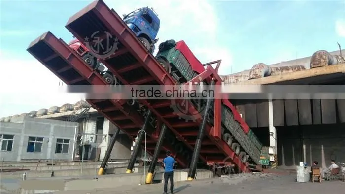 Hydraulic turnover plate