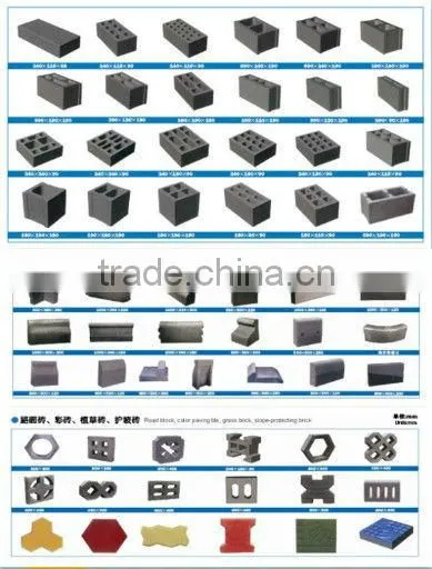 hydraulic concrete block machine