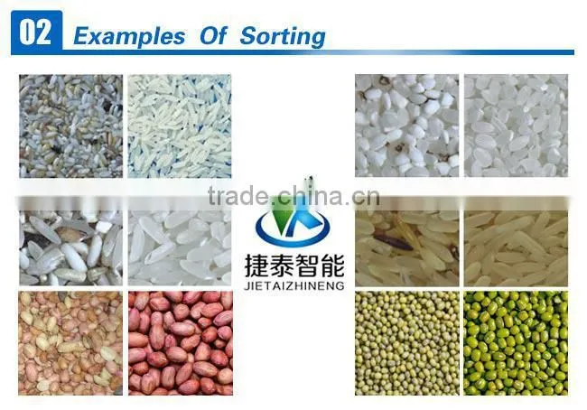 Charge Coupled Device Sensor Bean Color Sorter Equipment With Frequent Ejector , Bean Sorting