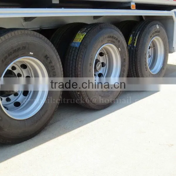 CLW 3 axle Aluminum Alloy Oil Trailer 50000 liter with Shacman Tractor