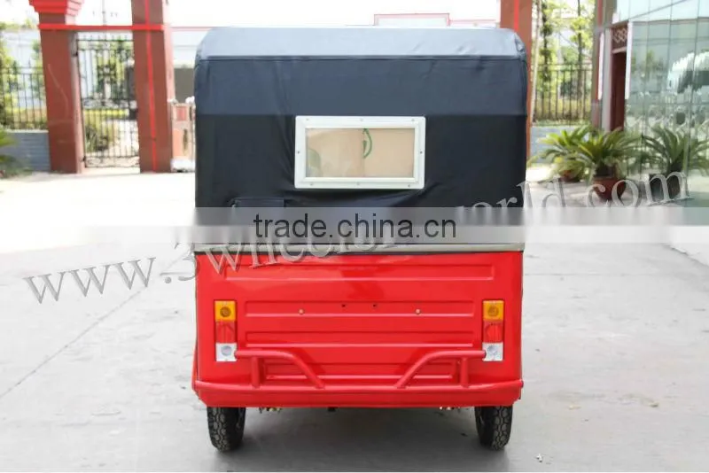 Bangladesh 150cc CNG India Tuk Tuk Bajaj Rain Cover Adult Tricycle for sale