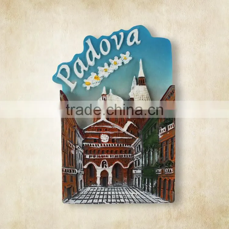 2015 New resin european tourist souvenir fridge magnet