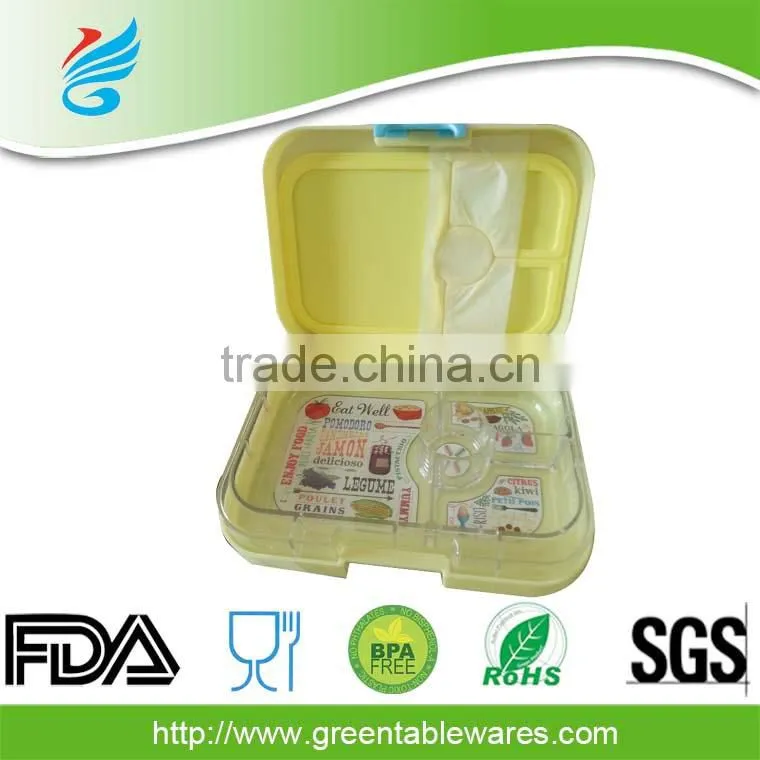 BPA Free leakproof bento lunch box with compartments