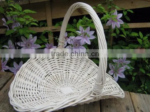 4pcs wholesale white wicker baskets for gifts