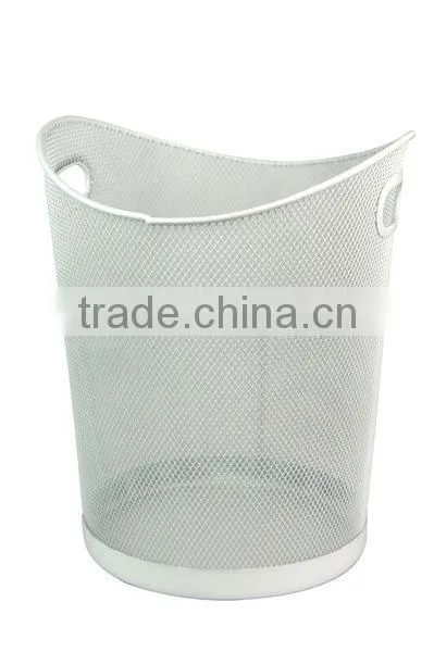 New Design Metal Round Garbage Waste Bin,Ingot Shape