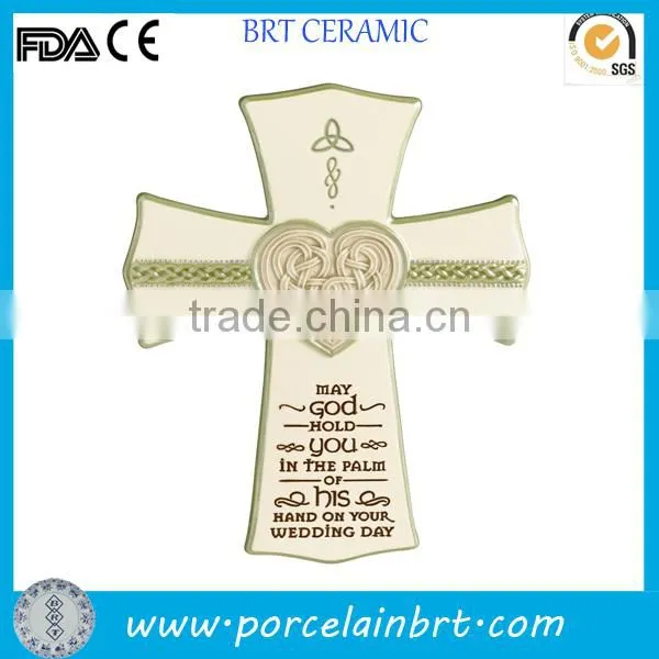 Decorative souvenir sweet heart Wedding Cross
