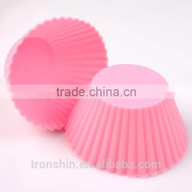 Reusable Silicone cup cake molds/cup cake silicone moulds