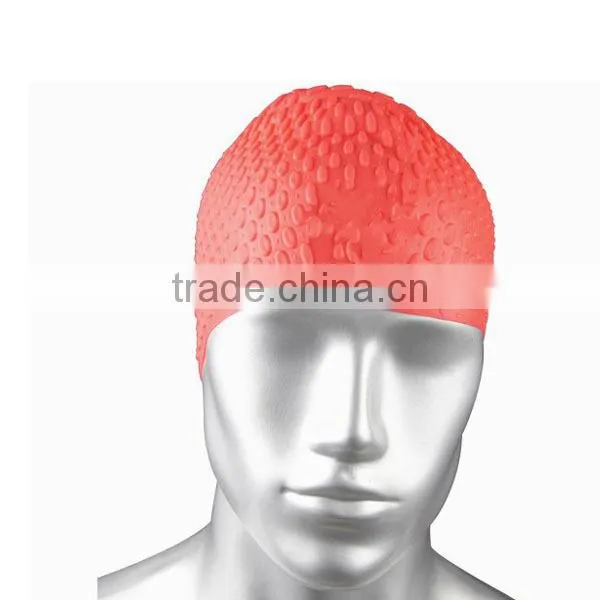 Bright fashionable silicone swimming cap / sport silicone swimming cap