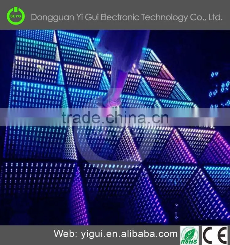 Factory price christmas led light stage lighting interactive panels led dance floor
