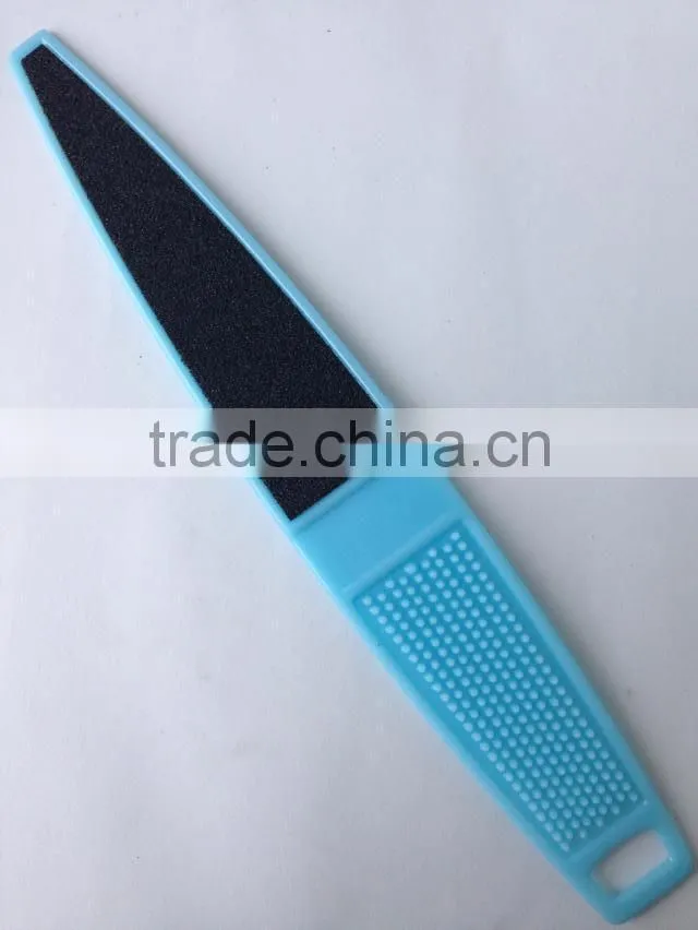 Sandpaper foot file,Pointed File,foot file with plastic handle
