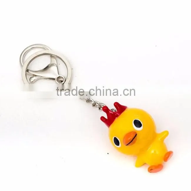 Custom 3d duck keychains for give away gift