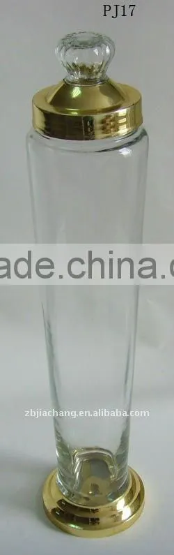 4L glass ginseng bottle with metal rack PJ17