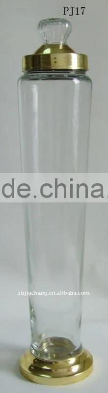 4L glass ginseng bottle with metal rack PJ17