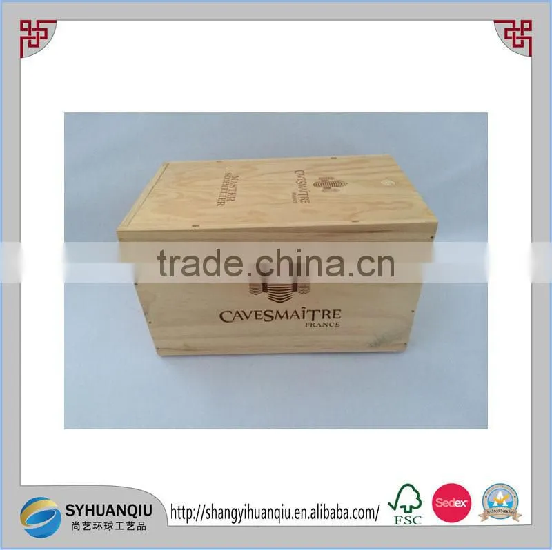 Hand made vintage wooden wine crate wholesale,wooden wine boxes for sale