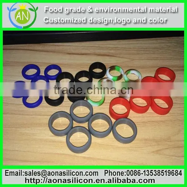 2015 custom fashion style silicone finger| thumb ring with your logo