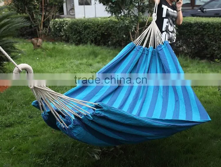 Garden Traveling Camping Hammock with canvas Cheap Comfortable Camping Hammock